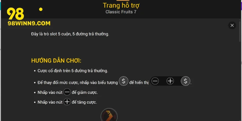 Luật chơi dễ hiểu, chinh phục thưởng lớn dễ dàng
